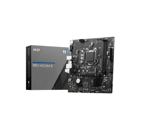 Tarjeta Madre MSI PRO H510M-B DDR4/ Socket LGA 1200/ HDMI/ 64GB/ PCI 3.0/ USB 2.0/ Micro ATX