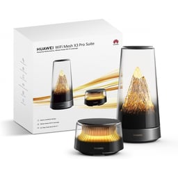 Kit De Routers Wi-Fi Mesh Huawei X3 Pro Suite Wi-Fi 7 Doble Banda 3570 Mbps, Negro – 53030EBA