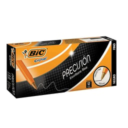Caja C/12 Piezas Bolígrafo Bic 928494 / Punto Fino 0.8mm / Color Negro