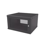 Gabinete de Pared Fijo, Puerta Perforada, Rack 19" de 6UR Linkedpro SR-1906-GFP-VR2