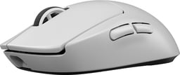 Mouse inalámbrico gamer LOGITECH G PRO X SUPERLIGHT 2/óptico/32.000 DPI/5 botones/USB/color blanco, 910-006637.