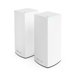 Router Inalámbrico LINKSYS MX2002 Doble Banda / 2,4 GHZ / 5 GHZ / WIFI MESH / 2400MBITS / Color Blanco / 2 PACK