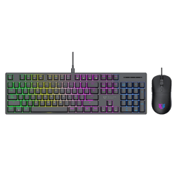Kit Teclado y Mouse Gamer Balam Rush Fusion Vanguard CKG690 RGB/105 Teclas/Mouse 6D/USB-A/Negro/BR-945745