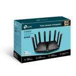 Router TP-Link Gigabite AX6600 Archer AX90, WI-FI6, Tri-Banda, Inalambrico 4804 MBIT/S 5X RJ-45 2.4/5GHZ 8 Antenas Externas
