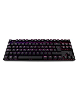 Teclado Gamer Mecánico BALAM RUSH DOMINATE GK560 BR-932707, Alámbrico/Switch Azul/RGB/Multimedia/Español/88 Teclas/Negro