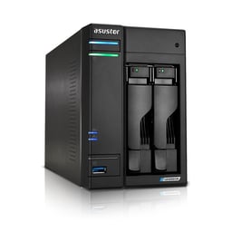 Servidor NAS Asustor AS6702T LOCKERSTOR 2 Gen 2 2 Bahias/40TB/Intel Celeron N5105 2GHZ/USB 3.2/Color Negro