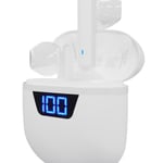 Audifonos Inalambricos Bluetooth Klip Xtreme KTE-006WH, Con Microfono Color Blanco