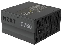 Fuente de Poder 750W NZXT C750/80 Plus Gold/Full Modular/ATX/Negro/PA-7G2BB-BP
