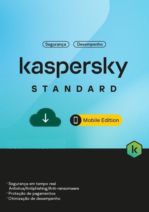 ESD Kaspersky Standard Mobile Android -IOS / 3 Dispositivos / 1 Año/ Base, KL1048ZDCFS