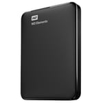 Disco Duro Externo USB3.0 de 2TB WD Elements Negro 2.5", WDBU6Y0020BBK-WESN