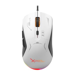 Mouse Alámbrico Gamer Xzeal XST-401 7200DPI / 6 Botones / RGB / USB 1.5m / Color Blanco / XSAMGA2WB