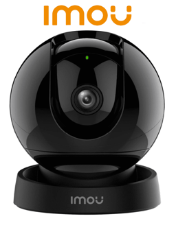 Camara Domo IP PT WIFI Imou Rex 2D 3MPX/Lente 3.6MM/Smart Tracking/IR 10M/Audio Bidireccional/Microfono y Altavoz Integrados/Color Negro/IPC-GK2DN-3C0W