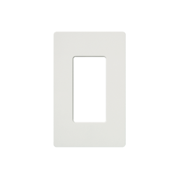 Placa de Pared 1 Puerto Lutron Electronics SC1SW/Para Atenuador/Apagador o Control Remoto/Blanco