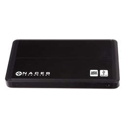 Gabinete USB 2.0 p/disco SATA 2.5" Naceb Technology NA-298 negro