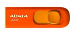 Memoria Adata USB 32GB C008 retráctil / naranja, AC008-32G-ROR