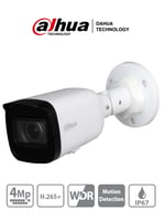 Camara Bullet IP Dahua IPC-HFW1431T1-ZS-S4 4MP/ Lente Motor. 2.8MM-12MM/ H.265/ IR 50 MTS/ WDR 3D DNR/ IP67/ POE