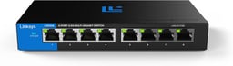 Switch Linksys LN2308 8 Puertos 2.5Gbps No Administrable Full-Duplex Plug and Play 40Gbps