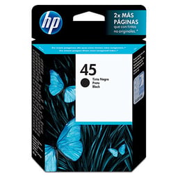 Cartucho de tinta HP 45 negro hasta 930 paginas, 51645AL