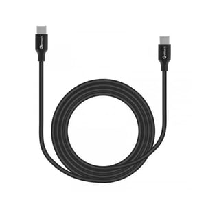 Cable USB-C a USB-C Getttech GCU-UCQC-01 de 2 Metros, Conectores Tipo-C Macho, Negro