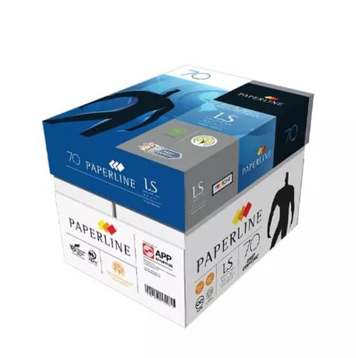 Caja C/5000 Hojas Paperline 48991389136438 Tamaño Carta 21.6 CM X 27.9 CM, 95% Blancura 70 Gramos Alta Blancura
