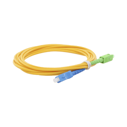 Jumper de Fibra Optica Monomodo Linkedpro LPSM3SCUSCAS3 Color Amarillo/3M/SC/UPC-SC/APC Simplex