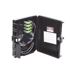 Cierre de Empalme Para 24 Fusiones de Fibra Optica, Linkedpro Interior/Exterior, Con 16 Acopladores SC/APC y Splitter 1X16, IP65, LP-FAT16