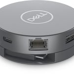 Adaptador Multipuerto Dell 470-AFJI, USB-C, USB-A, HDMI, RJ45, DP 6 En 1 DA305