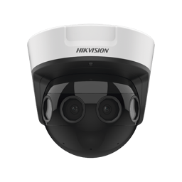 Camara Domo IP Hikvision DS-2CD6984G0-IHS(D) 4 Clientes de 8MPX/4 Lentes de 2.8MM/20MTS IR/Exterior IP67/IK10/12 VCC/POE+/Micro SD