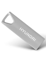 Memoria USB 2.0 16GB Hyundai, Color Plata, U2BK/16G