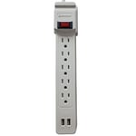Supresor de Picos Koblenz SS-550 5 Puertos Aterrizados/ 2 Puertos USB Blanco, 00-5333-00-0
