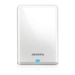 Disco Duro externo USB3.1 de 2TB Adata blanco AHV620S-2TU31-CWH