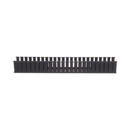 Canaleta Ranurada De PVC Panduit G3x3bl6 Sin Tapa / 3 In De Ancho / 3 In De Alto / 1828.8 Mm De Largo / Negro