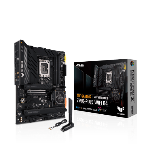 Tarjeta Madre Asus TUF GAMING Z790-PLUS WIFI D4 Socket 1700/ 128GB DDR4/ ATX