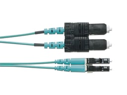 Jumper de Fibra Óptica Multimodo 50/125 OM4 Panduit FZ2ERLNSNSNM003/Aqua/de 3m