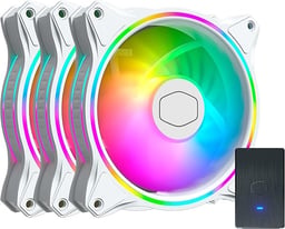 Ventilador COOLER MASTER MFX-B2DW-253P2-R2/120MM/27DBA/RGB/1800RPM/3 Pieza/Color Blanco