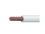 Metro de Cable 8 AWG, Color Blanco, Indiana Sly-296-Wht, Conductor de Cobre Suave Cableado, Aislamiento de PVC, Autoextinguible