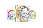 Ventilador BE QUIET BL101 Light Wings ARGB / 120MM / 2500RPM / Blanco / 3Pz