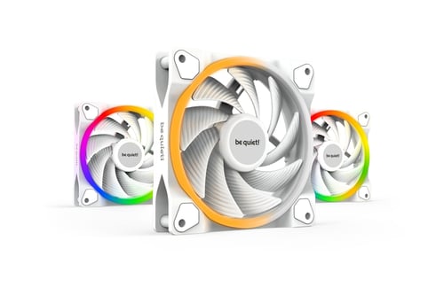 Ventilador BE QUIET BL101 Light Wings ARGB / 120MM / 2500RPM / Blanco / 3Pz