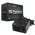 Fuente de poder 600W EVGA 100-W1-0600-K1, 80+White, 120mm