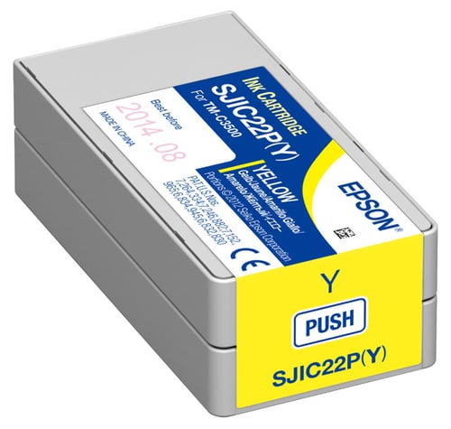 Cartucho Epson Amarillo TM-C3500 SJIC22P, C33S020583