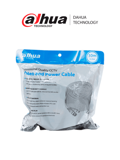 Cable Coaxial BNC/ DC Macho-BNC Macho/ DC Hembra 30 Metros Dahua DH-PFM942I-30-5