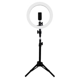 Aro de luz Game Factor LRG300 de 30cm para streaming, cálido y frio USB