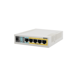 Switch Mikrotik 5 puertos POE Gigabit Ethernet, RB260GSP