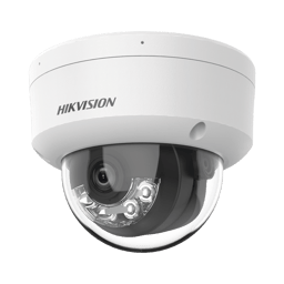 Camara Domo IP Hikvision DS-2CD1183G2-LIUF 8MPX/Lente 2.8MM/30M IR/30M Luz Blanca/Microfono Integrado/IK08/Acusense LITE/Exterior IP67/H.265/POE/ONVIF/Micro SD