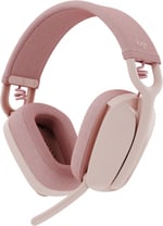 Diadema Audifono Con Microfono Inalambrica Logitech Zone Vibe 100 Color Rosa, 981-001223