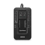 No Break Cyberpower EC450G offline 450VA/260W Standby entrada 96 -140V, SALIDA 120-120V 8 contactos NEMA 5-15R