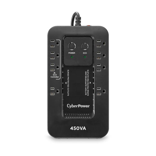 No Break Cyberpower EC450G offline 450VA/260W Standby entrada 96 -140V, SALIDA 120-120V 8 contactos NEMA 5-15R