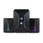 Bocinas 2.1 Vorago Start The Game SPK-250 USB/ 3.5MM RGB Negro