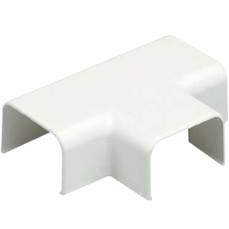 Accesorio en "T" PANDUIT para uso con canaleta LD10, material ABS, color blanco mate, TF10IW-X