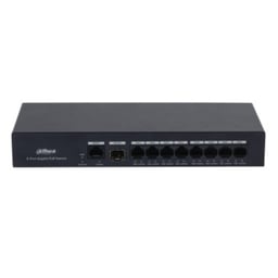 Switch PoE Gigabit Dahua DH-PFS3110-8GT-65 Con 8 Puertos / No Administrable / De 60W De Potencia Total Y Switching De 20Gbps / Ideal Para Alimentar Y Conectar Dispositivos IP / Con Proteccion Contra Descargas Electricas